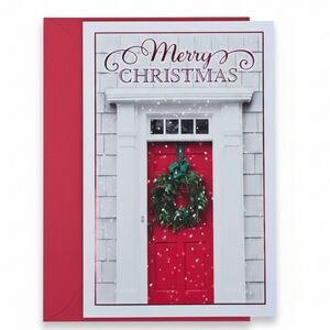 18 Hallmark Merry Christmas Red Front Door Christmas Holiday Greeting Cards